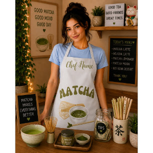 Matcha Green Tea, Best Teas T-Shirt Apron