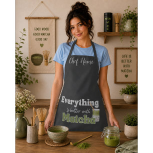 Matcha Green Tea, Best Teas T-Shirt Apron