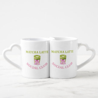 MATCHA LATTE SOCIAL CLUB COFFEE MUG SET