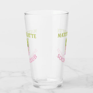 MATCHA LATTE SOCIAL CLUB GLASS