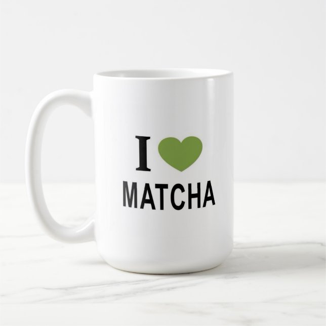 Matcha Lover Mug – Cute Green Tea Esthetic Cup (Left)