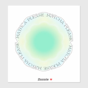 matcha please sticker