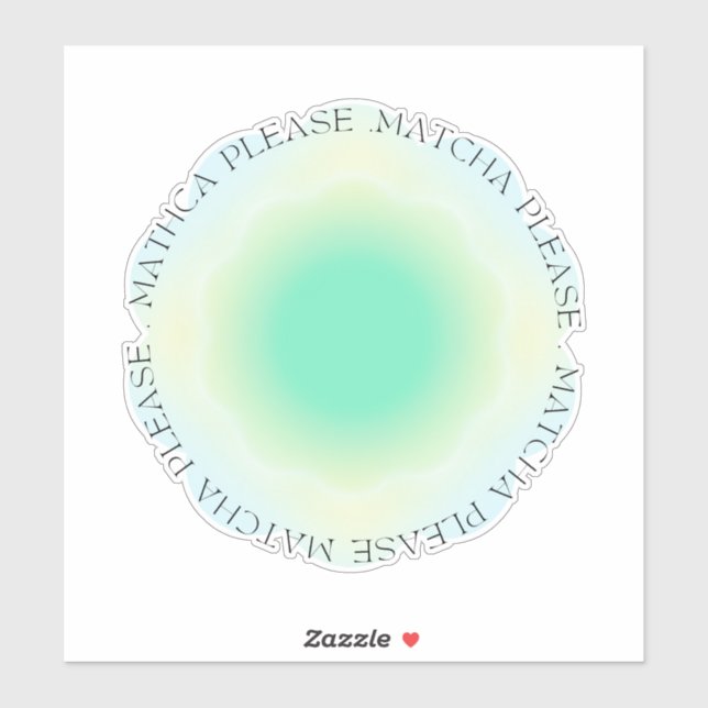 matcha please sticker (Sheet)