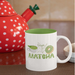 Matcha Team , matcha Two-Tone Coffee Mug
