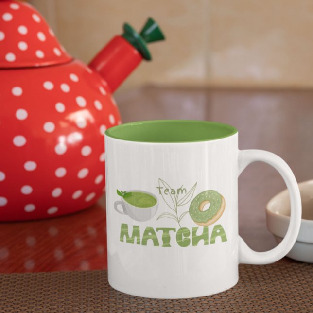 Matcha Team , matcha Two-Tone Coffee Mug (Creator Uploaded)