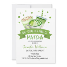 Matcha Themed Bridal Shower