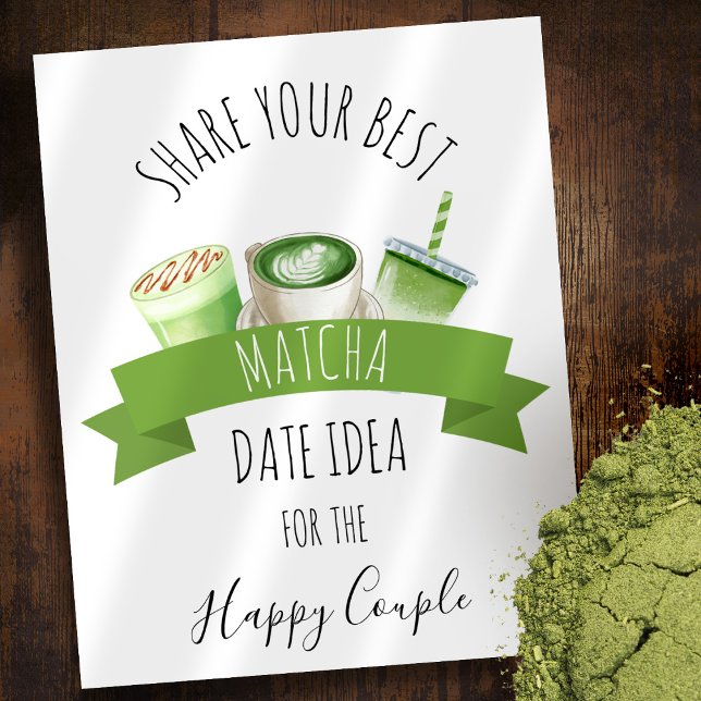 Matcha Wedding Shower Sign (Creator Uploaded)