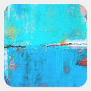 Matchbox Blues 5 Square Sticker