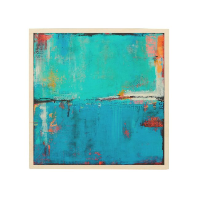 Matchbox Blues 5 Wood Wall Art (Front)