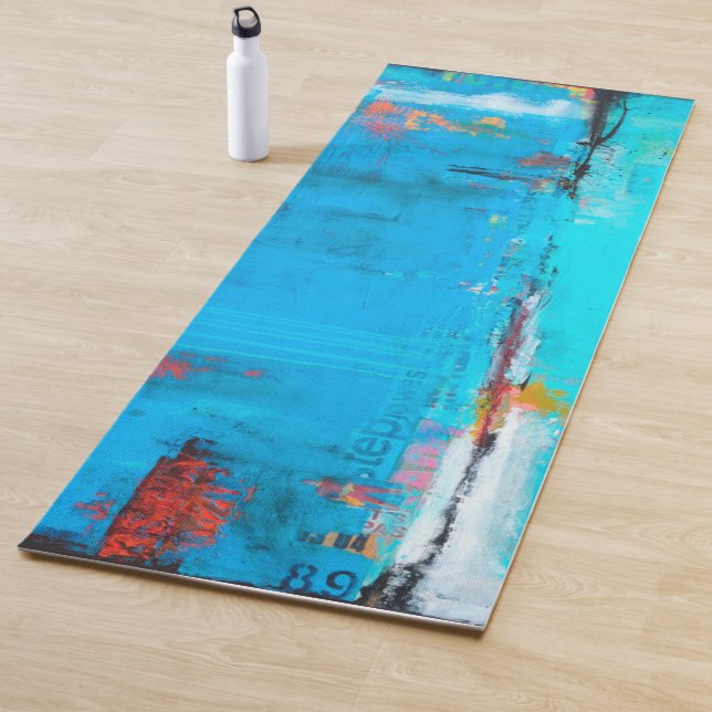 Matchbox Blues Yoga Mat (In Situ)