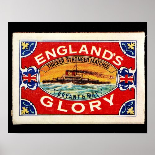 matchbox Englands glory Poster