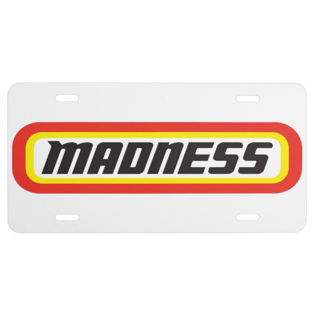 Matchbox? Madness! License Plate (Front)