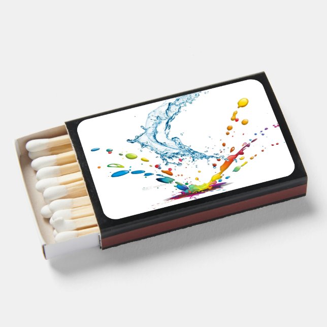 Matchbox Magic: Bridal Shower Favor Ideas Matchboxes (Front Open)