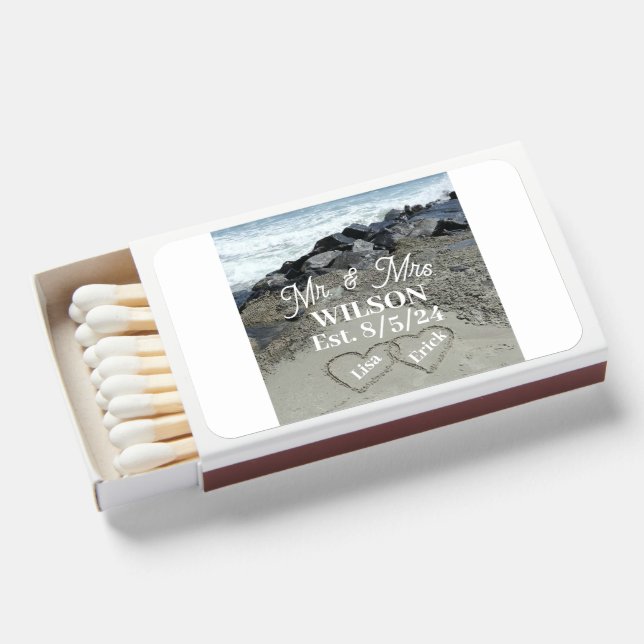 Matchbox - Two Hearts In The Sand                  Matchboxes (Front Open)