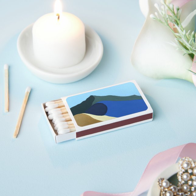 Matchboxes Colors of Mt Tamalpais Painting Design (Insitu)