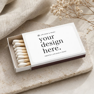 Matchboxes Custom Upload Your Design Party Favor