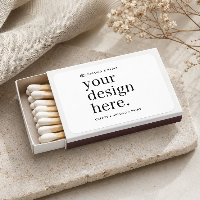 Matchboxes | Custom Upload Your Design Party Favor (Versatile matchboxes for business, weddings, special occasion events & more!)