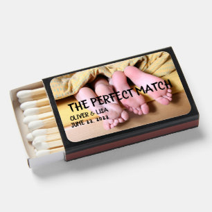 MATCHBOXES WEDDING FAVORS FEET PERSONALIZED