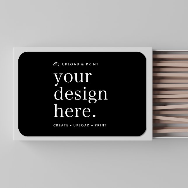 Matchboxes Your Design Upload Match Box (Versatile matchboxes for business, events, weddings, special occasions & more!)