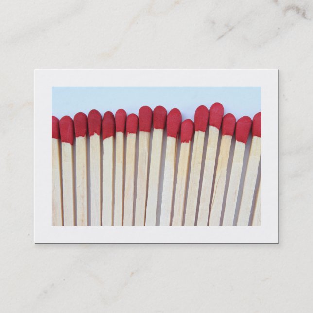 Matches 03 (Bordered) Business Card (Front)