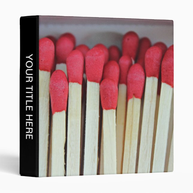 Matches 3 Ring Binder (Front/Spine)