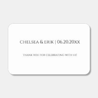 Matches wedding favors