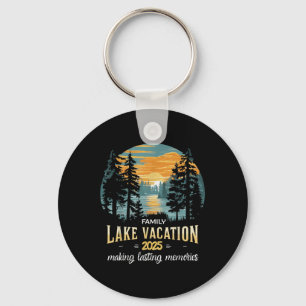 Matching 2025 Camping Hiking Cabin Family Lake Vac Keychain