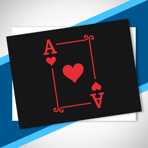 Matching Ace Hearts Suit Playing Cards Modern