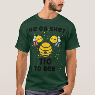 Matching Baby Gender Reveal Party He Or She Tio To T-Shirt