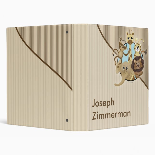 Matching Baby Shower Book 3 Ring Binder (Background)