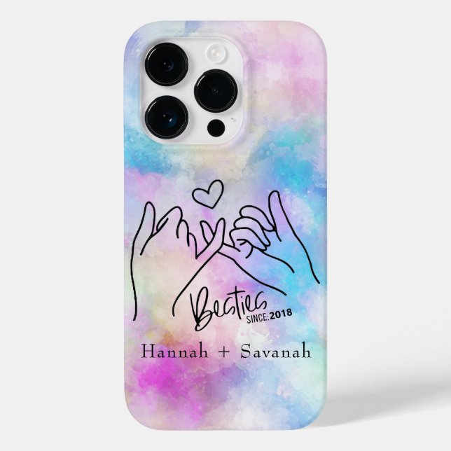 Matching Besties Iphone 14 Pro Case (Back)