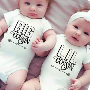 Matching Big Cousin Baby Bodysuit