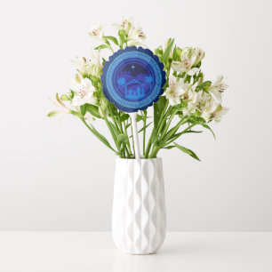Matching Blue Nativity Christmas Small Balloon
