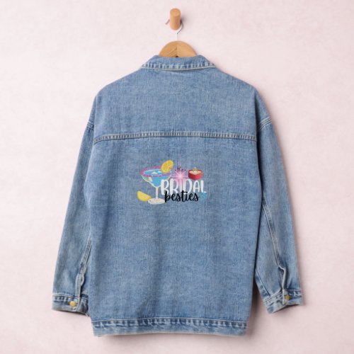 Matching Bridal Party Jean Jackets for a Picture_P