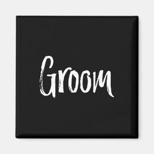 Matching Bride And Groom Couples Wedding Magnet
