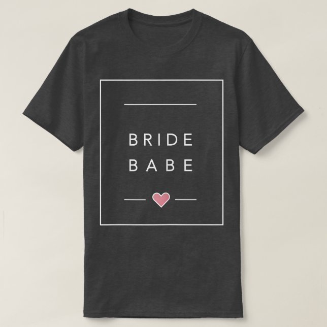 Matching Bride Babe Bachelorette Party  T-Shirt (Design Front)