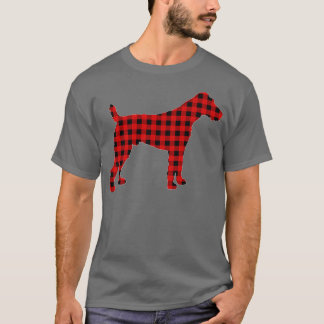 Matching Buffalo Plaid Fox Terrier Dog Christmas P T-Shirt