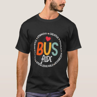 Matching Bus Aide Squad For Back To School Bus Tea T-Shirt