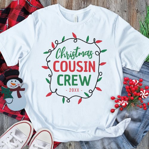 Matching Christmas Cousin Crew T_Shirt