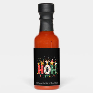 Matching Christmas Santa Hat Ho Ho Ho Giraffe Anim Hot Sauces