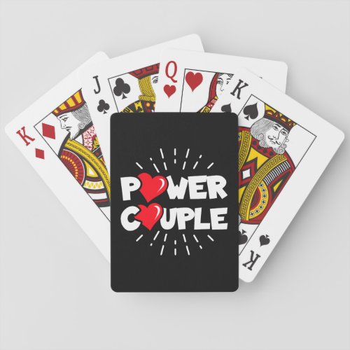 Matching Couple _ Anniversary _ Valentines Day Playing Cards