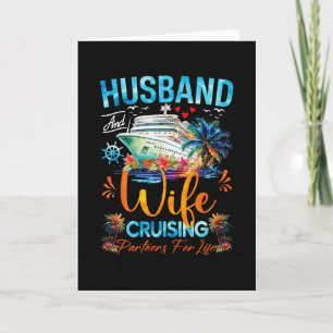 Matching Couple Shirt Husnd Wife Cruising 2025 Tee Card