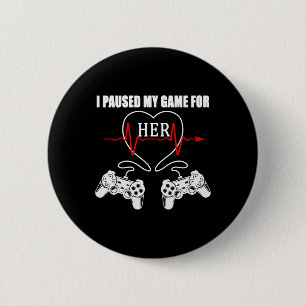 Matching Couple Valentines Day Video Gamer Heart C Button