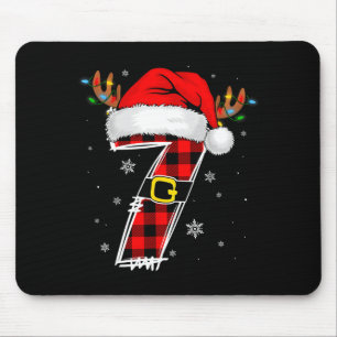 Matching Couples Christmas 6 7 Six Seven Meme Slan Mouse Pad