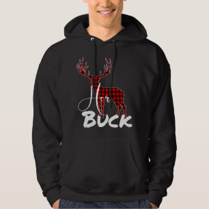 Matching Couples Christmas Pajamas Buffalo Plaid H Hoodie