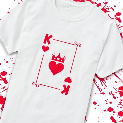 Matching Couples Halloween Costume King of Hearts T_Shirt