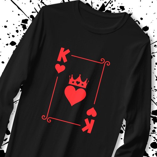 Matching Couples Halloween Costume King of Hearts T_Shirt