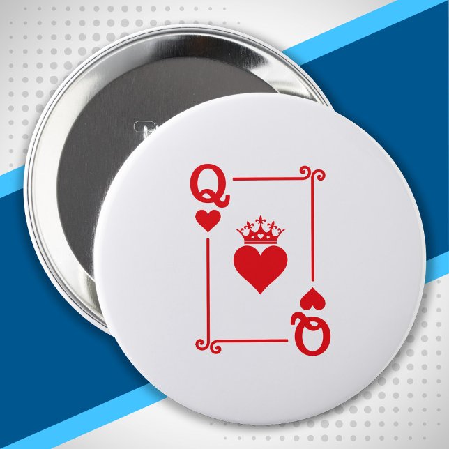 Matching Couples Halloween Costume Queen of Hearts Button (Creator Uploaded)