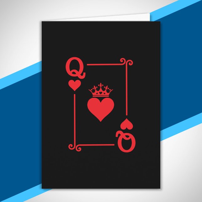 Matching Couples Halloween Costume Queen of Hearts Card (Creator Uploaded)