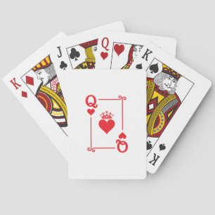 Matching Couples Halloween Costume Queen of Hearts Poker Cards